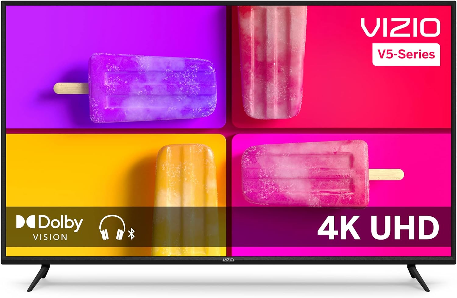 VIZIO 75-Inch V-Series 4K UHD LED Smart TV with Voice Remote, Dolby Vision, HDR10+, Alexa Compatibility, V755-J04, 2022 Model